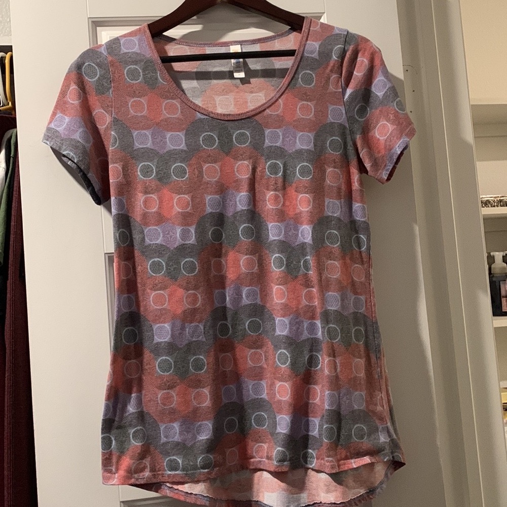 Lularoe flower of life shirt.